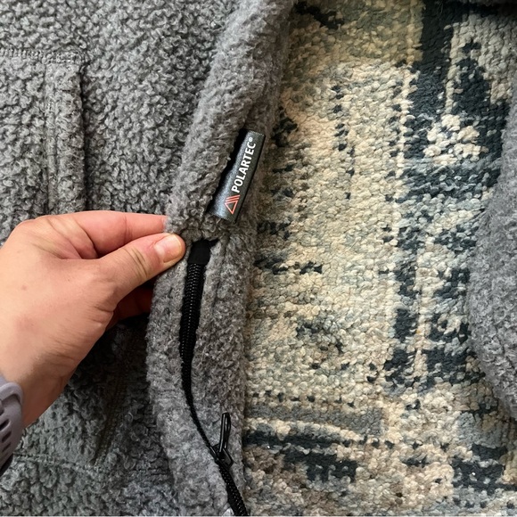 Todd Snyder Champion - Polartec Fleece Half-Zip Hoodie - Gray - Picture 5 of 8